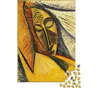 Pablo Picasso Puzzles Impossible, Puzzle en Bois Tableaux célèbres du Monde 1000 Pièces, Casse-tête Peinture De Qualité Supérieure, Activité Amusante, Jeu D'adresse pour Famille