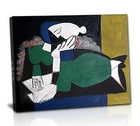Pablo Picasso Tableaux, Posters Et Arts Décoratifs,Toile Peinture Posters,Decoration Murale Salon,Cadres Decoratif Mural《La liseuse》