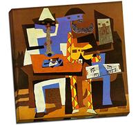 Pablo Picasso Three Musicians Canvas Print Picture Wall Art Large 20x20 Inches by Panther Print