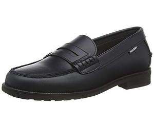 Pablosky 714920, Chaussure d'uniforme Scolaire garçon, Bleu, 35 EU