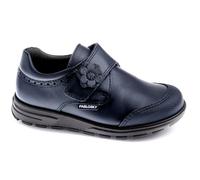 Pablosky Écoliers pour Fille en Cuir avec Fermeture adhérente, Bleu, 40 EU