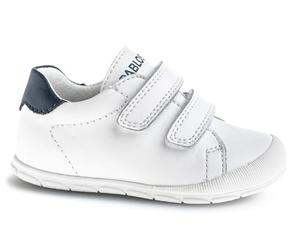 Pablosky Garçon Unisex Kinder Ziggy 060102 Basket, Blanc, 18 EU Large