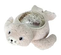 Pabobo - Veilleuse Projecteur Phoque Aqua Dream | Projections Sous-Marines Animées | Sons Apaisants & Berceuses | Arrêt Automatique | Peluche Lavable