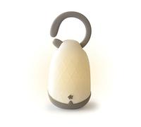 Pabobo x Kid Sleep- Lumiblo - Veilleuse Portable pour Enfant - Lanterne et Lampe Nomade - 24h d'Autonomie Continue - Rechargeable - Fonctionne au souffle - Blanc
