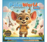 Pabu World: Color & Learn Countries with Pabu, A Fun Travel and Educational Coloring Book Collection for Parents & Kids, Full of Adventures, Exploring Countries and Famous Places Around the World