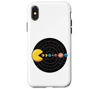 Pac in Space Gamer Funny Gaming Fan Coque pour iPhone X/XS