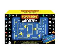 PAC-Man - Mini Air Hockey Électronique - Arcade - Palet Flottant - Sons Officiels et Surface à Air - Jeu Compact 2 Joueurs - 35,8x19x7 cm - Dès 3 Ans - Jeu Collector - Fans de Rétrogaming