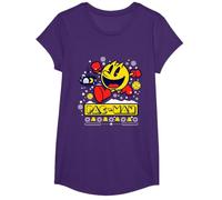 【PAC-Man】 PAC-Man Holiday 002 T-Shirt, Fille, Violet, S