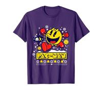 【PAC-Man】 PAC-Man Holiday 002 T-Shirt, Homme, Violet, L
