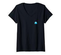PAC-MAN T-Shirt avec Col en V