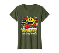 PAC-Man T-Shirt, Femme, Olive, S