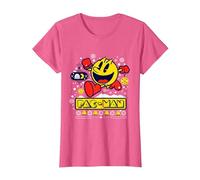 PAC-Man T-Shirt, Femme, Rose Chiné, 3XL