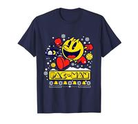 PAC-Man T-Shirt, Homme, Bleu Marine, 5XL