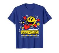 PAC-Man T-Shirt, Homme, Bleu Royal, XXL