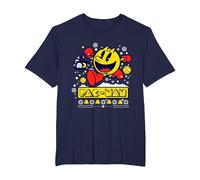 PAC-Man T-Shirt, Homme Grandes Tailles, Bleu Marine, 6X Tall