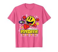 PAC-Man T-Shirt, Homme, Rose Chiné, XL