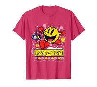 PAC-Man T-Shirt, Homme, Rouge Chiné, XL