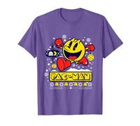 PAC-Man T-Shirt, Homme, Violet Chiné, M