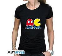 PAC-MAN - Tshirt ""Game Over"" femme black S G