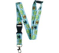 PAC Supplies Global Frog & Lilly Pad Cordon tour de cou avec clip de sécurité et boucle détachable, Vert