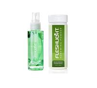 Pacchetto di Cura Fleshlight - Polvere per Fleshlight e Detergente per Fleshlight - Il Miglior Pacchetto di Cura per il Tuo Sex Toy Maschile Fleshlight.