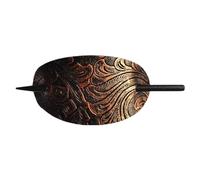 PACCIALES FAUTO CHAPELLES - Pince à cheveux ovale avec bâton | Palme à cheveux élégants pour femmes, clip queue de cheval pour cheveux épais et longs, accessoires pour cheveux faits à la main