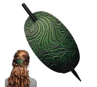 PACCIALES FAUTO CHAPELLES - Pince à cheveux ovale avec bâton | Palme à cheveux élégants pour femmes, clip queue de cheval pour cheveux épais et longs, accessoires pour cheveux faits à la main
