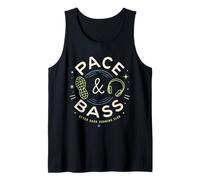 Pace and Bass Night Run Music Runner Jogging Humour Débardeur