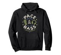Pace and Bass Night Run Music Runner Jogging Humour Sweat à Capuche