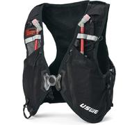 Pace Gilet De Course À Pied 14 L Avec 2 Ultraflask De 500 Ml, Sac À Dos Pour Homme Et Femme, Blanc Noir, Taille M