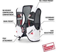 Pace - Gilet De Course À Pied Avec 2 X 500 Ml Ultraflask, Sac À Dos Pour Homme Et Femme