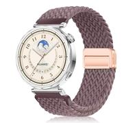 PaceBid 18mm Bracelet pour Garmin Venu 4 41mm/3S/2S/Forerunner 265S/255S | pour Huawei Watch GT 7 41mm/GT 6 41mm/GT5 Pro 42mm/GT5/GT4 41 mm/Watch 5 42mm, Nylon Tressé Magnétique Bracelets, Violet