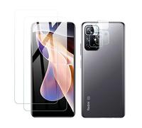 PaceBid 2 Pack Verre Trempé + 2 Pack Caméra Arrière Protecteur Compatible avec Xiaomi Redmi Note 11 Pro, [ 9H Dureté ] [ Anti-Rayures ] [ Respectueux de Cas ] Film Protection écran