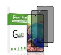 PaceBid 2 Pack Verre Trempé Anti-Espion Compatible avec Samsung Galaxy A71, [Anti Rayures] [Case Friendly] 9H Dureté Anti-Spy Protecteur d'écran de Confidentialité pour Galaxy A71