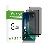 PaceBid 2 Pack Verre Trempé Anti-Espion Compatible avec Xiaomi Mi 11i 5G, [Anti Rayures] [Case Friendly] 9H Dureté Anti-Spy Protecteur d'écran de Confidentialité pour Xiaomi Mi 11i 5G