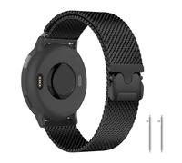PaceBid 20mm Bracelet pour Garmin Vivoactive 5/6/Forerunner 165/165 Music/245/645/645 music/570 42mm, Magnétique Métal Bracelets pour Garmin Approach S50/S44/S42/Venu Sq 2/Venu 2 Plus - Noir