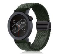 PaceBid 22mm Nylon Bracelet pour CMF by Nothing Watch 3 Pro, Hommes Femmes Nylon Tressé Magnétique Sport Bracelets de Remplacement pour CMF by Nothing Watch Pro 2/3 Smartwatch - Vert