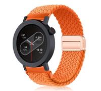 PaceBid 22mm Nylon Bracelet pour CMF by Nothing Watch 3 Pro, Hommes Femmes Nylon Tressé Magnétique Sport Bracelets de Remplacement pour CMF by Nothing Watch Pro 2/3 Smartwatch - Orange