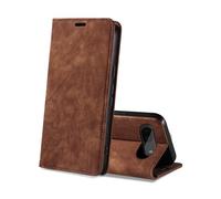 PaceBid Coque Compatible avec Google Pixel 8a, Étui de Protection Rétro Magnetique Antichoc PU en Cuir Clapet Portefeuille Protection Housse pour Google Pixel 8a - Brun
