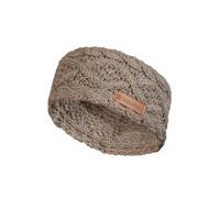 Pachamama Bandeau cache-oreilles pour femme 100 % pure laine mérinos fine tricoté à la main motif torsadé uni Taille unique fait à la main doux, chaud, respirant, évacuation de l'humidité, commerce