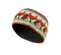 Pachamama Cache-oreilles en laine pour femme - Doublure polaire - Renard multicolore - Taille unique - Fait à la main - Commerce équitable