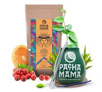 Pachamama Guayusa Thé Set D'accessoires 100g | Pachamama Citrus 0,1kg | Guayusa Bio de l'Equateur | Sœur du Thé Yerba Mate | Calebasse | Bombilla