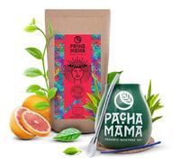 Pachamama Guayusa Thé Set D'accessoires 100g | Pachamama Energia 0,1kg | Guayusa Bio de l'Equateur | Sœur du Thé Yerba Mate | Calebasse | Bombilla