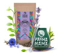 Pachamama Guayusa Thé Set D'accessoires 100g | Pachamama Lavanda 0,1kg | Guayusa Bio de l'Equateur | Sœur du Thé Yerba Mate | Calebasse | Bombilla