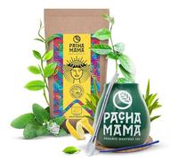 Pachamama Guayusa Thé Set D'accessoires 100g | Pachamama Menta Limon | Guayusa Bio de l'Equateur | Sœur du Thé Yerba Mate | Calebasse | Bombilla