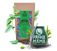 Pachamama Guayusa Thé Set D'accessoires 100g | Pachamama Pure 0,1kg | Guayusa Bio de l'Equateur | Sœur du Thé Yerba Mate | Calebasse | Bombilla