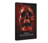 pachbzx Poster sur toile « Final Destination Bloodlines » - Décoration pour chambre à coucher, bureau, chambre - Cadeau - 50 x 75 cm