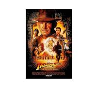 pachbzx Poster sur toile Indiana Jones Movie Poste - Décoration de chambre à coucher, bureau, chambre, cadeau 30 x 45 cm