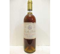 pacherenc cru du paradis réserve royale fût de chêne moelleux 1996 - sud-ouest
