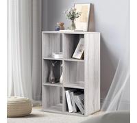 PACHIRA Bibliothèque avec 6 Compartiments, 2 x 3 Niveaux, Cube, Meuble De Rangement Livres, Étagère De Rangement 6 Niveaux, Étagère De Rangement Ouverte, Étagère Cubique pour Vêtements, Présentoir